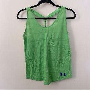 Under Armour Lime Green Workout Tank